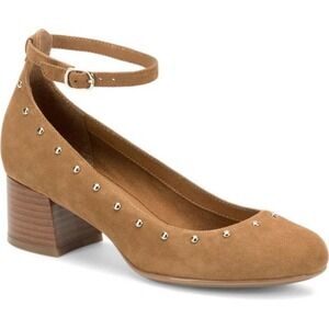 𝅺eurosoft by Sofft Wheat Tan Devi Suede Pump Size 7.5 NWOB